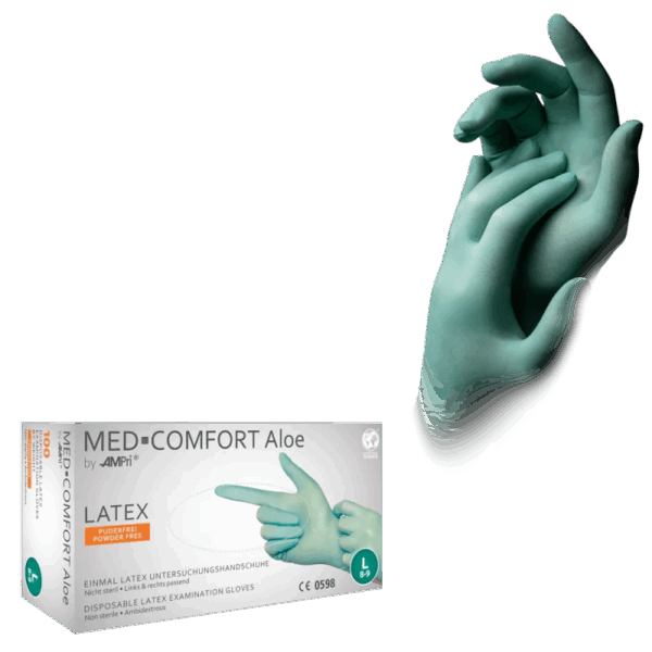 01036-XS Rukavice Med Comfort Aloe latex BP 100/1 XS