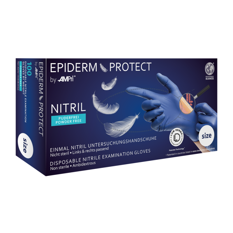01168-XS Rukavice Epiderm Purple nitril 100/1 XS