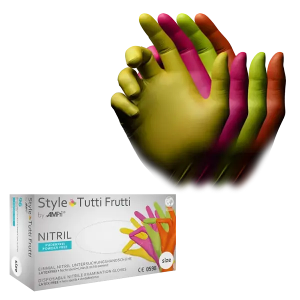 01175-XS Rukavice Style Tuttifrutti nitril 96/1 XS