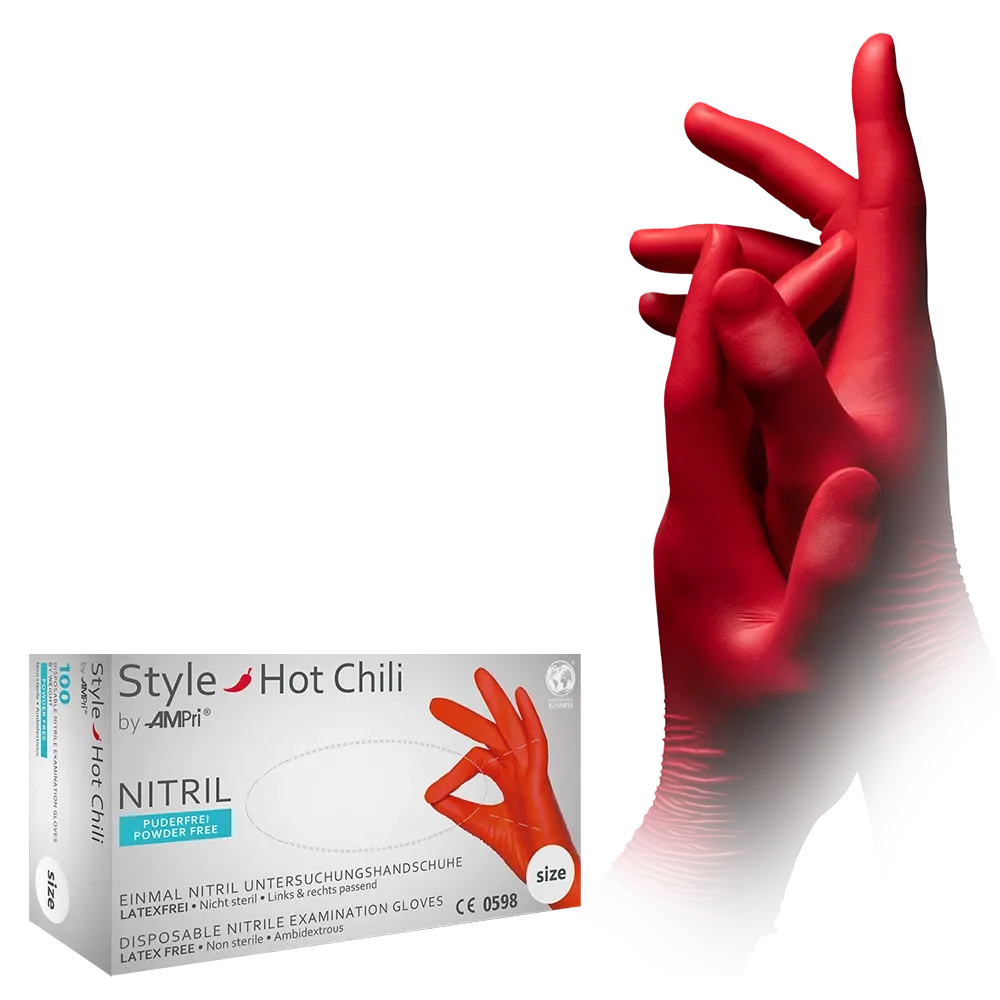 01178-XS Rukavice Style Hot Chilli nitril 100/1 XS