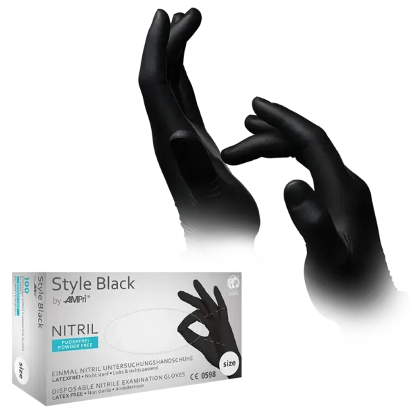01181-XXL Rukavice Style Black nitril 100/1 XXL