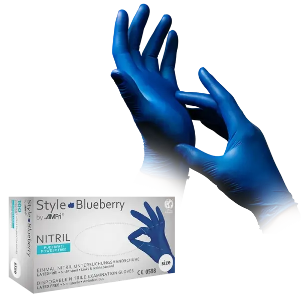 01183-L Rukavice Style Blueberry nitril 100/1 L