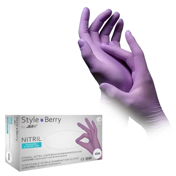 01184-XS Rukavice Style Berry nitril 100/1 XS
