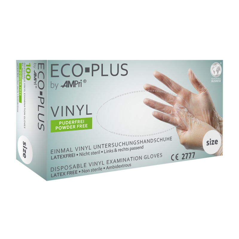 01260-XL Rukavice Eco Plus Vinyl BP 100/1 XL